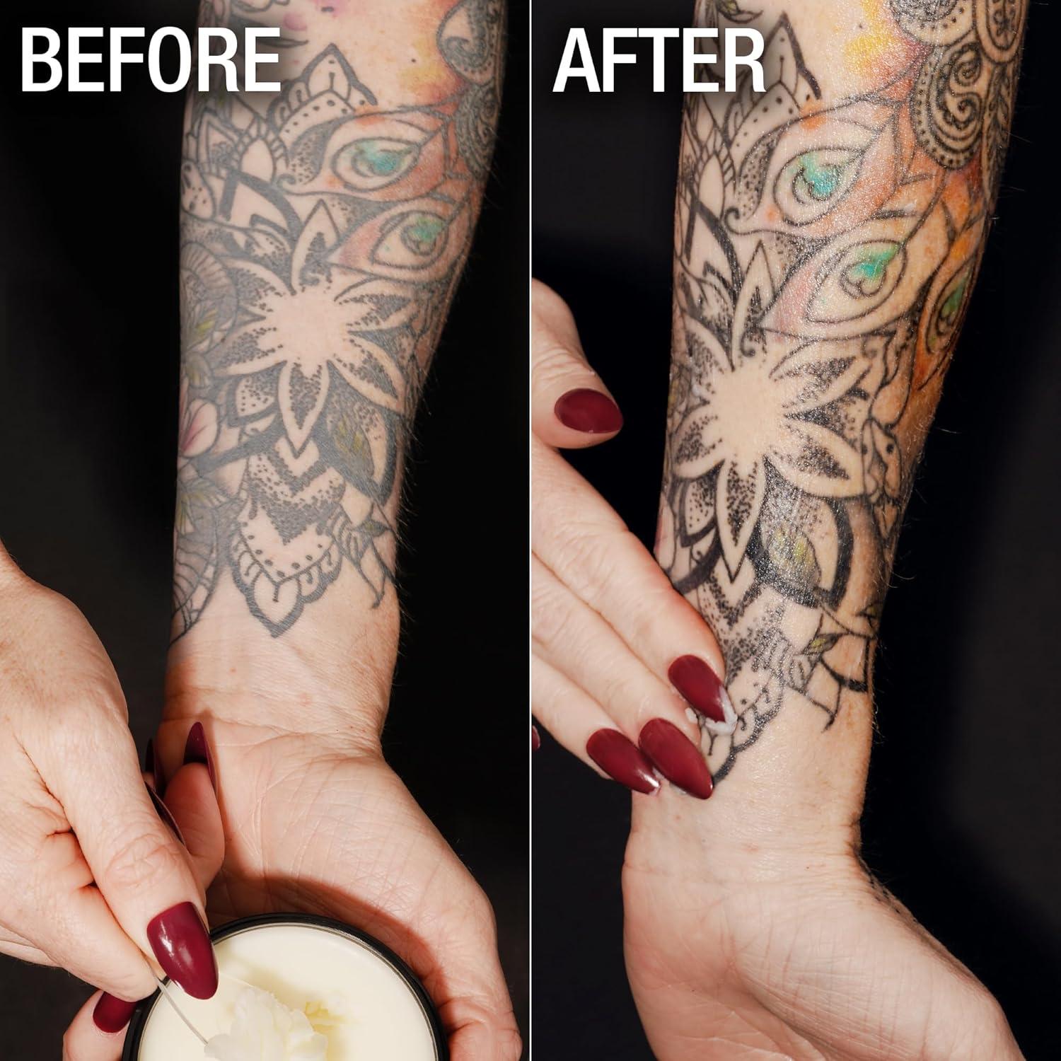 imageEbanel Tattoo Balm 3oz Premium Tattoo Aftercare Cream Brightener Ink Color Enhancing Butter Moisturizer with Herbal Essences and Essential Oils AllStage Tattoos Ointment After Care Kit Supplies6 Ounce Pack of 1